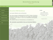 Tablet Screenshot of brennholz-handlung.de